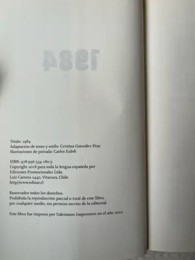 Libro 1984 de George Orwell, edición ilustrada - miniatura 3