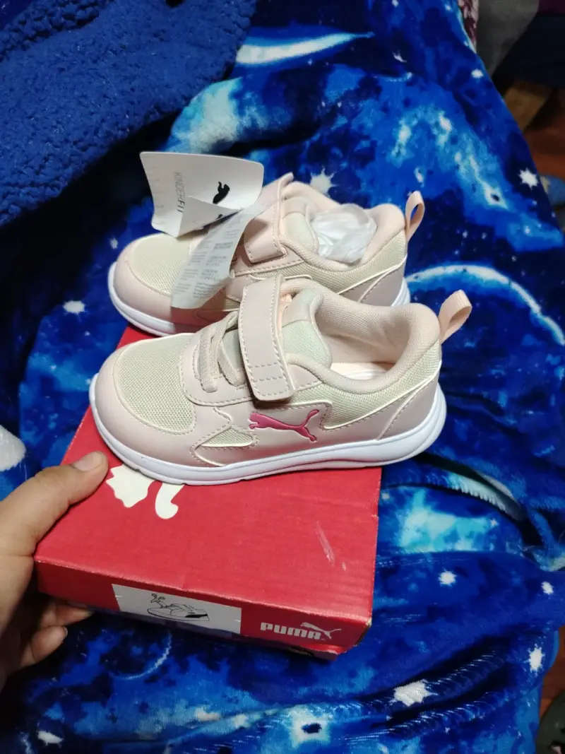 Zapatillas deportivas para niños Puma rosadas - 2