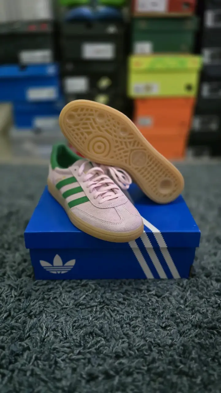 Zapatillas Adidas Spezial rosa y verde - 3