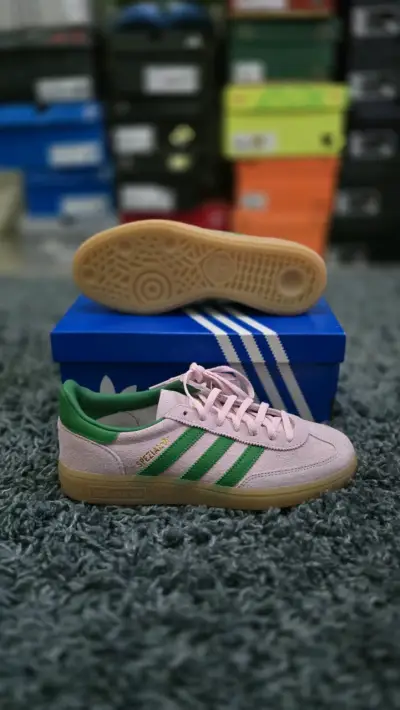 Zapatillas Adidas Spezial rosa y verde - miniatura 5