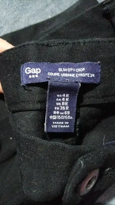 Pantalones negros de vestir mujer tiro corto - miniatura 3