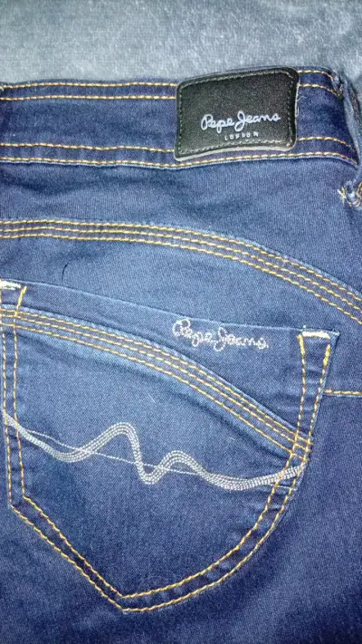 Jeans azul oscuro marca pepe jeans - miniatura 2