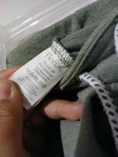 Pantalones de bebé Ficcus talla 6M verde - miniatura 3