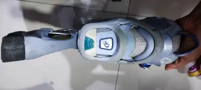 Patines Rollerblade de velocidad azul y gris - miniatura 1