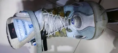 Patines Rollerblade de velocidad azul y gris - miniatura 5