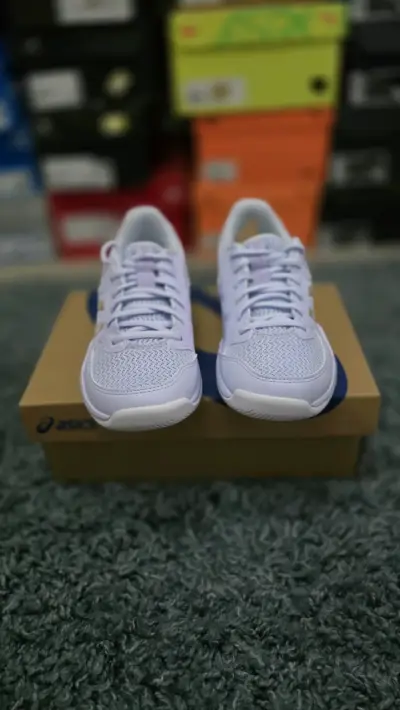 Zapatillas deportivas blancas Asics para mujer - miniatura 4