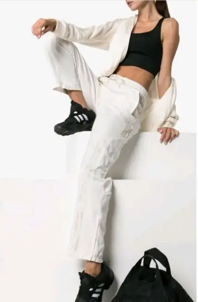 Pantalon Adidas  blancos mujer - miniatura 6