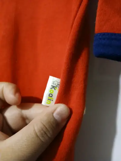 Enterito de bebé rojo con diseño animal - miniatura 4