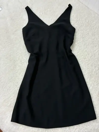 Vestido negro elegante Zara Basic - miniatura 1