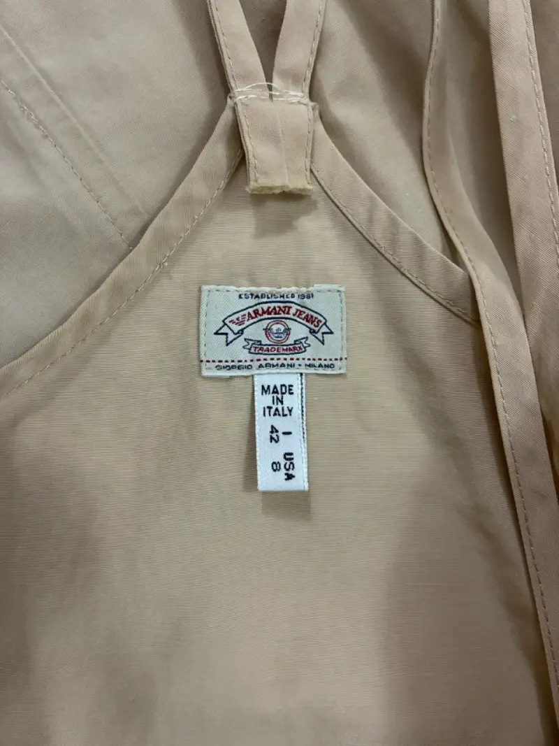 Vestido beige sin mangas de Armani Jeans - 3