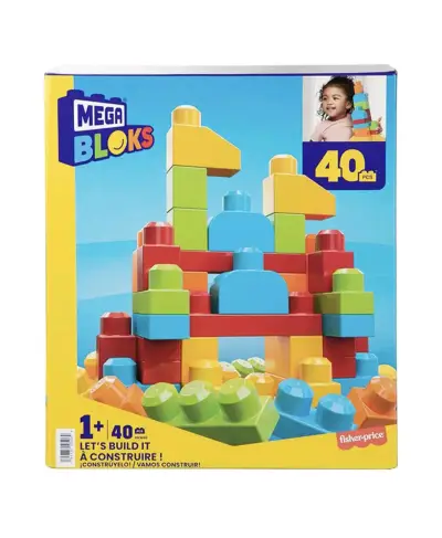 Bloques de construcción Mega Bloks 40 piezas - miniatura 1