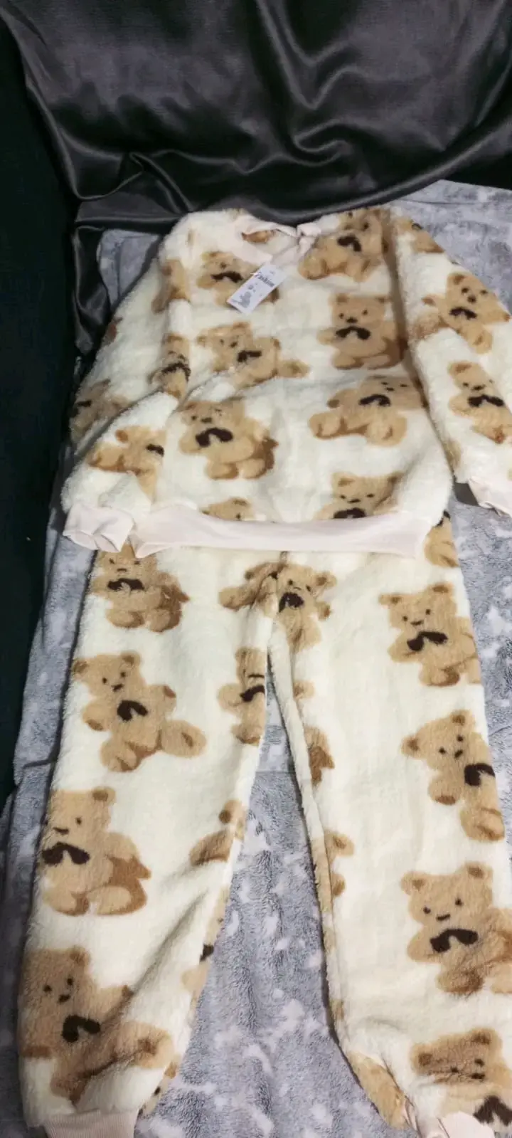 Pijama polar infantil con diseño de ositos