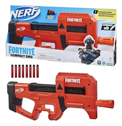 Lanzador Nerf Fortnite Compact SMG Motorizado - miniatura 1