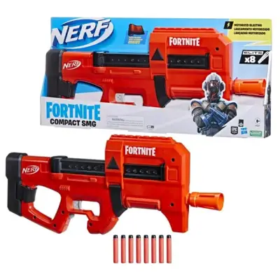 Lanzador Nerf Fortnite Compact SMG Motorizado - miniatura 4