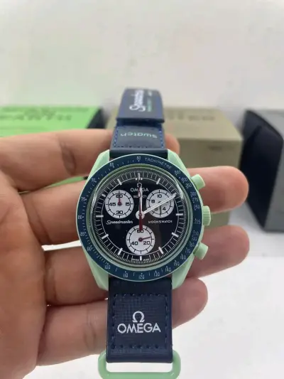 Reloj Omega replik Swatch Speedmaster MoonSwatch - miniatura 1