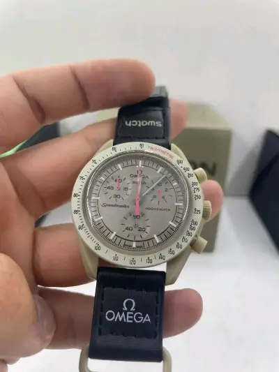 Reloj Omega replik Swatch Speedmaster MoonSwatch - miniatura 3