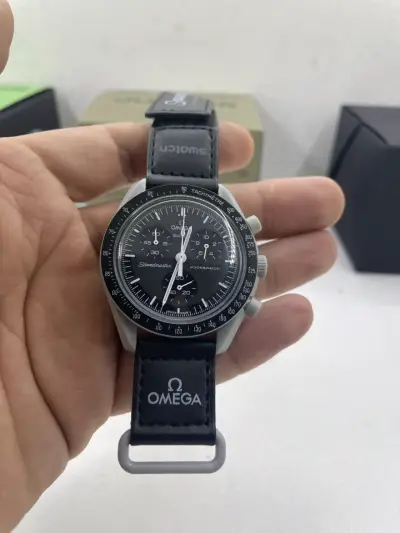 Reloj Omega replik Swatch Speedmaster MoonSwatch - miniatura 5