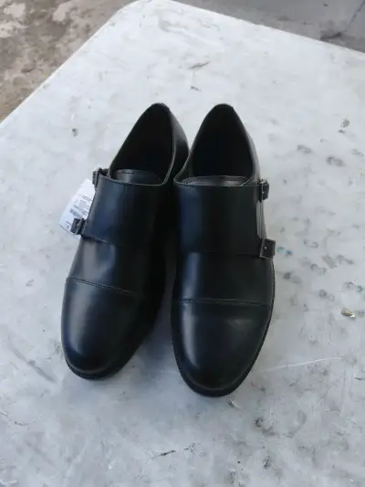 Zapatos de vestir negros con hebilla Zara - miniatura 1