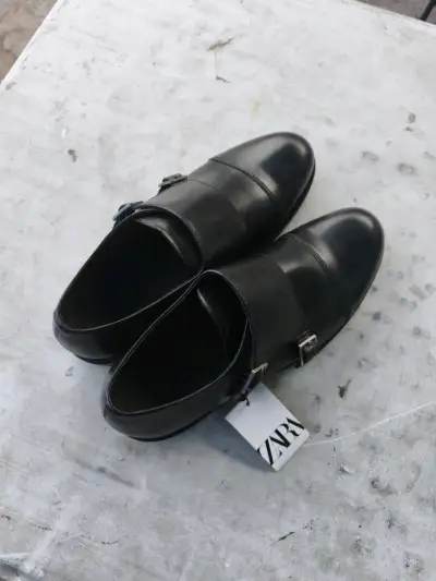 Zapatos de vestir negros con hebilla Zara - miniatura 2