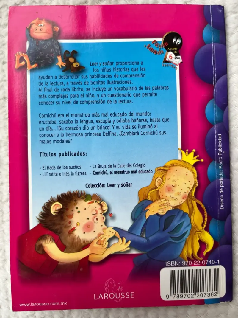 Libro infantil 'Cornichú el monstruo mal educado' Larousse - 6