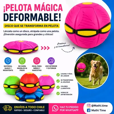 Pelota mágica deformable para niños y mascotas - miniatura 2
