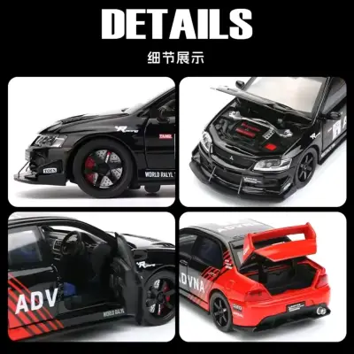 Auto Mitsubishi Lancer Evo IX9 luces y Sonido 1:32 - miniatura 3