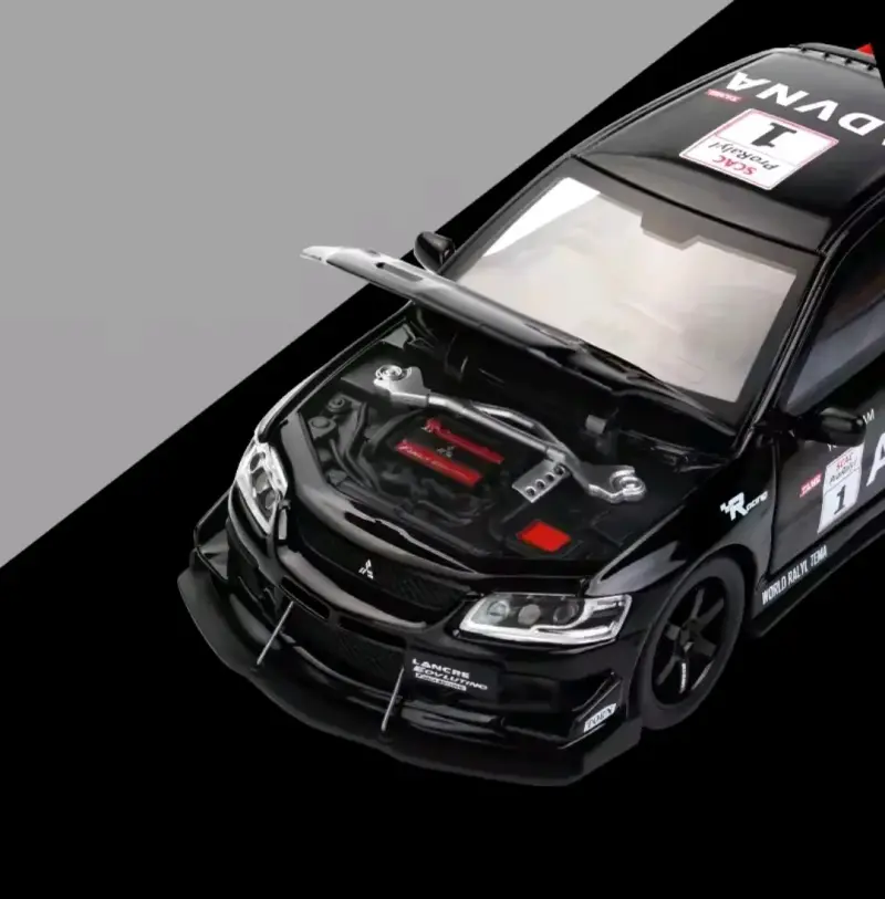 Auto Mitsubishi Lancer Evo IX9 luces y Sonido 1:32 - 6