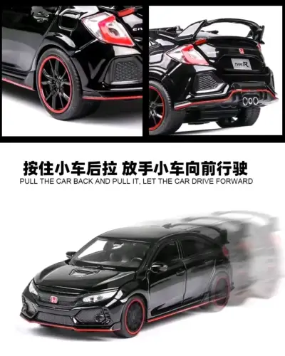 Auto Honda Civic Type R Luces y Sonido. Esc 1:32 - miniatura 6