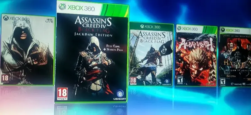 Consola Xbox 360 con control y juegos - 6