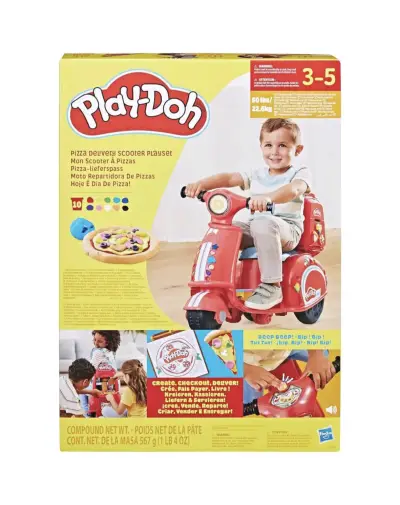 Set de juego Play-Doh Moto Repartidora de Pizzas - miniatura 1