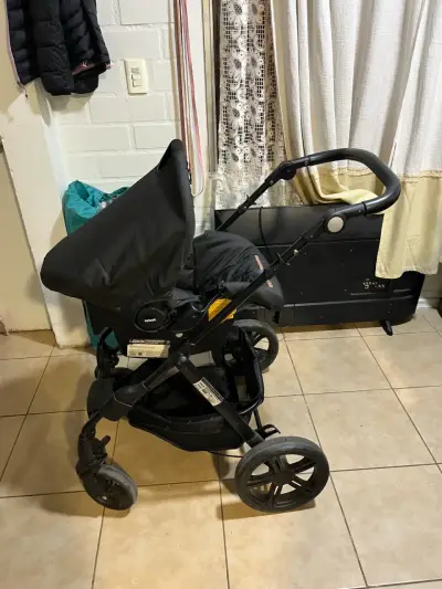 Coche de bebé Infanti negro - miniatura 2