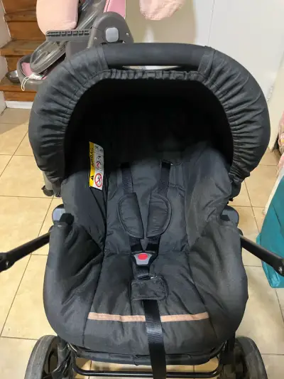 Coche de bebé Infanti negro - miniatura 5