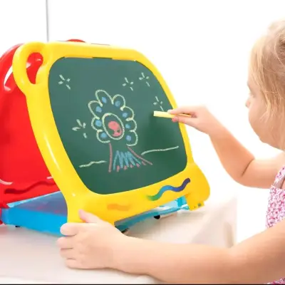 Pizarra doble cara Crayola para niños - miniatura 3