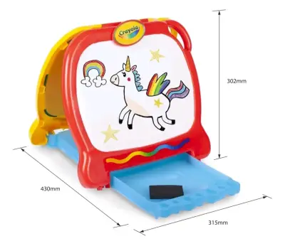 Pizarra doble cara Crayola para niños - miniatura 6