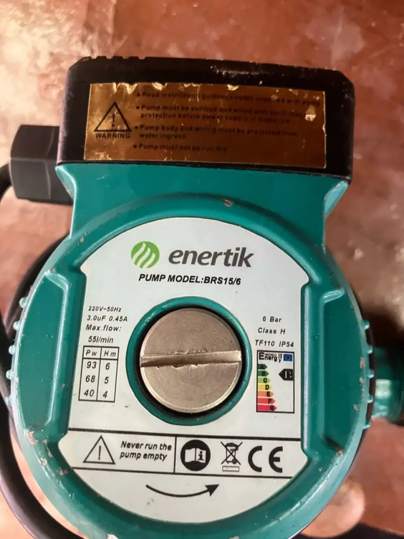 Bomba de agua EnerTik BRS15/6 para calefacción - 2
