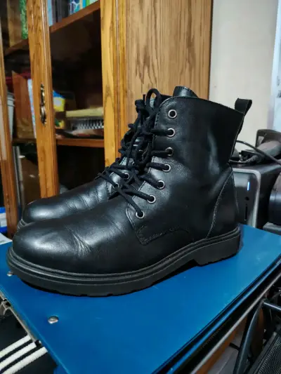 Botas de cuero hombre negro Marco Tozzi talla 40 - miniatura 1