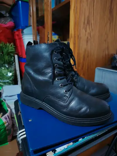 Botas de cuero hombre negro Marco Tozzi talla 40 - miniatura 2