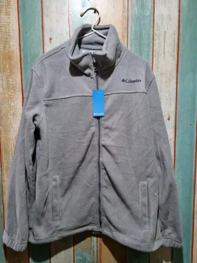 Chaqueta polar Columbia gris para hombre - miniatura 1