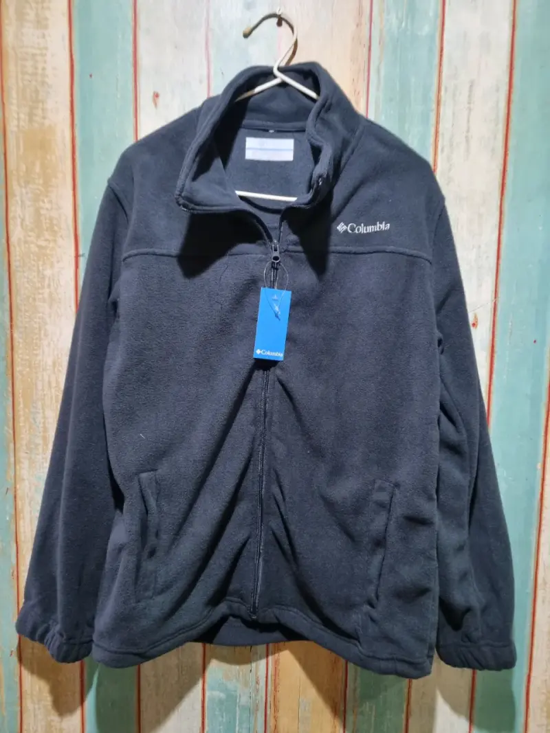 Chaqueta polar Columbia gris para hombre - 3