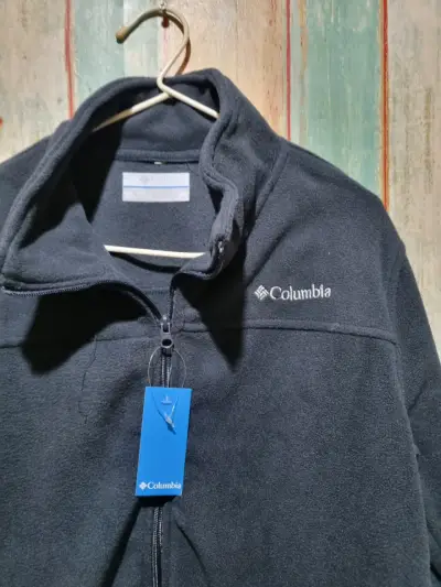 Chaqueta polar Columbia gris para hombre - miniatura 4