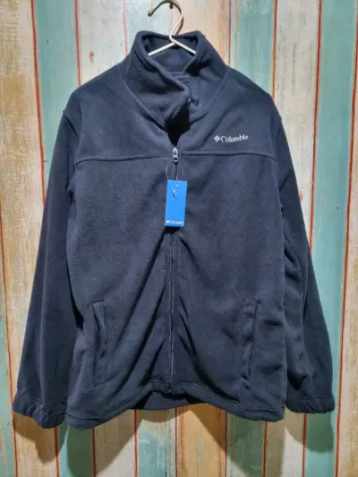 Chaqueta polar Columbia gris para hombre - miniatura 5