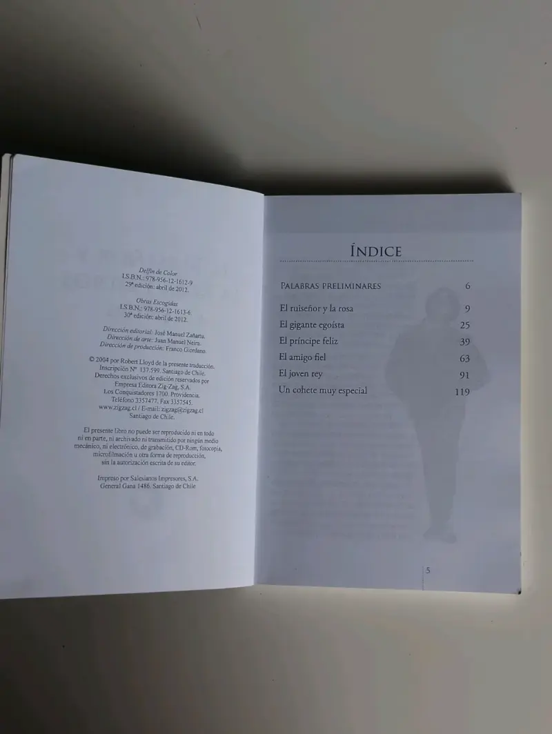 Libro 'El Ruiseñor y la Rosa' de Oscar Wilde - 3