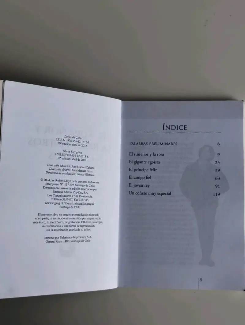 Libro 'El Ruiseñor y la Rosa' de Oscar Wilde - 4