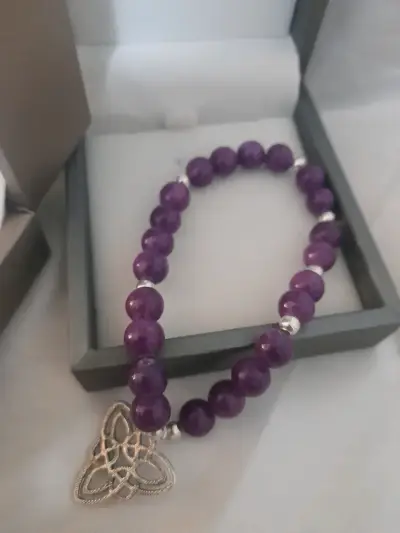 Set de pulsera y aros con diseño celta - miniatura 1