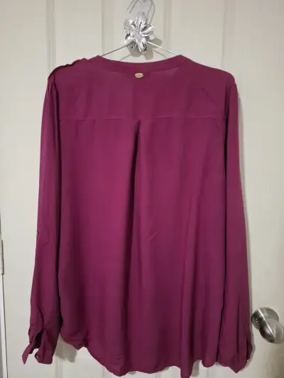 Blusa morada de mujer con bolsillos Fashion Park - miniatura 1