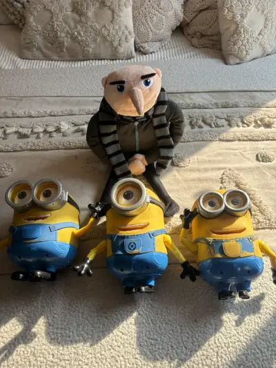 Lote minions animatronicos - miniatura 1