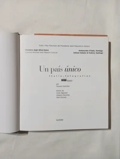 Libro Un País Unico Italia fotografías 1900-2000 - miniatura 2