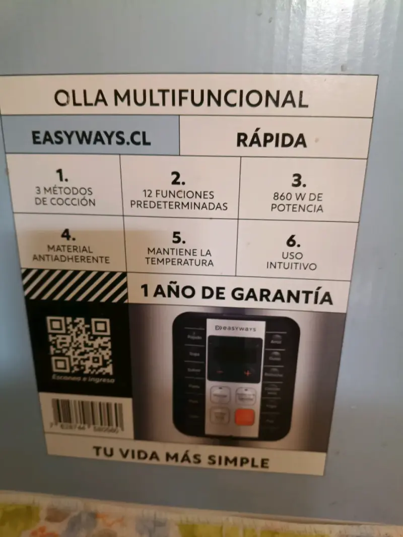 Olla Multifuncional Easyways RMX1 860W - 1