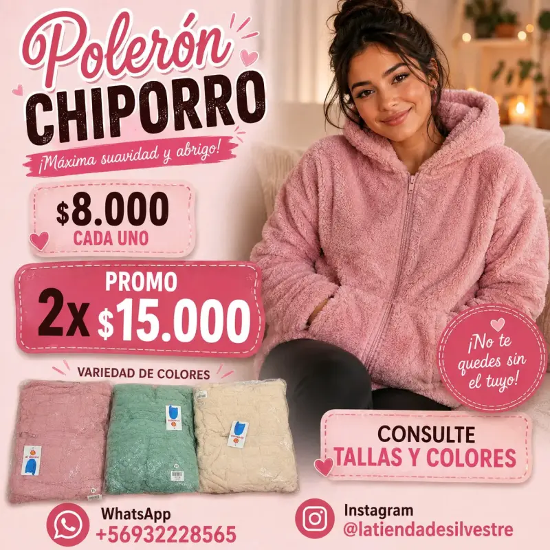 Polerón Chiporro Suave y Abrigador - 1