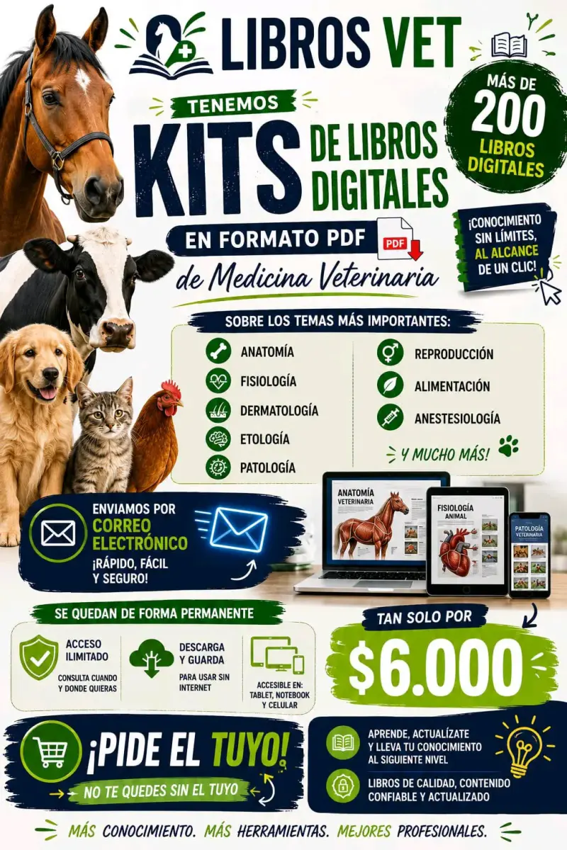 Kits de Libros Digitales de Medicina Veterinaria en PDF